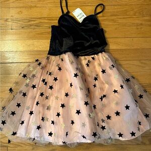 Nordstrom Black Velvet Dress, Zunie size 10 NWT